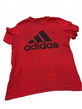 Adidas Mens Red Amplifier Tee Shirt L